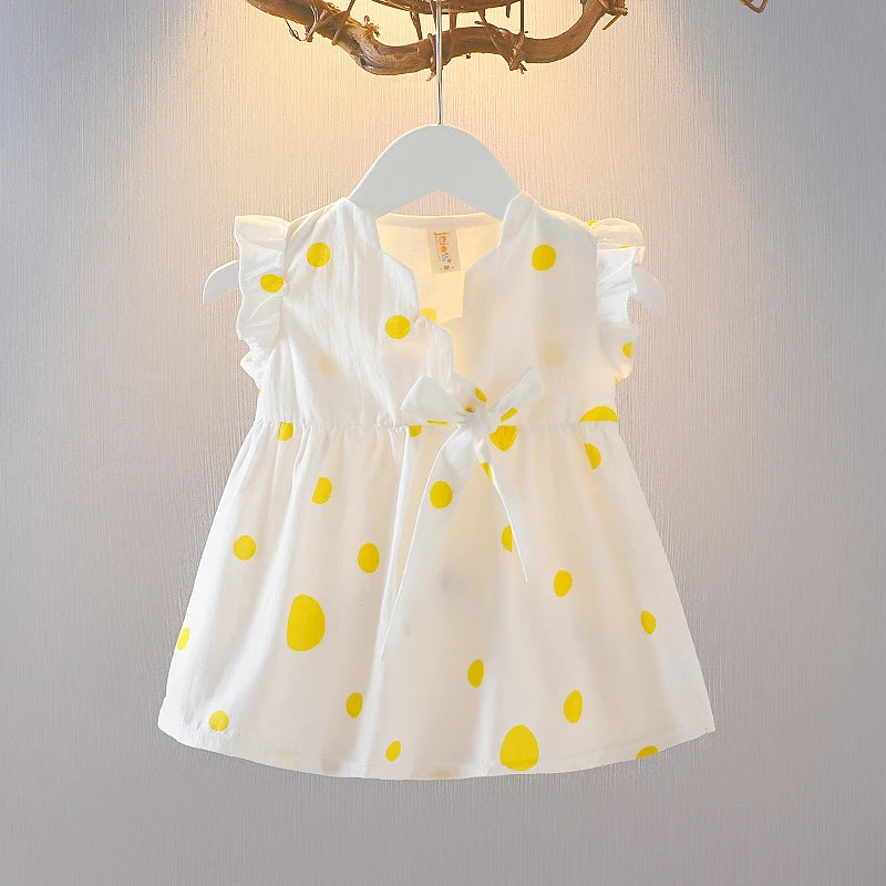 New Baby Girl Dress Summer Newborn Baby Clothes Patchwork Princess Mesh Dress For Girl 1 Year Birthday Infant Baptism Clothing