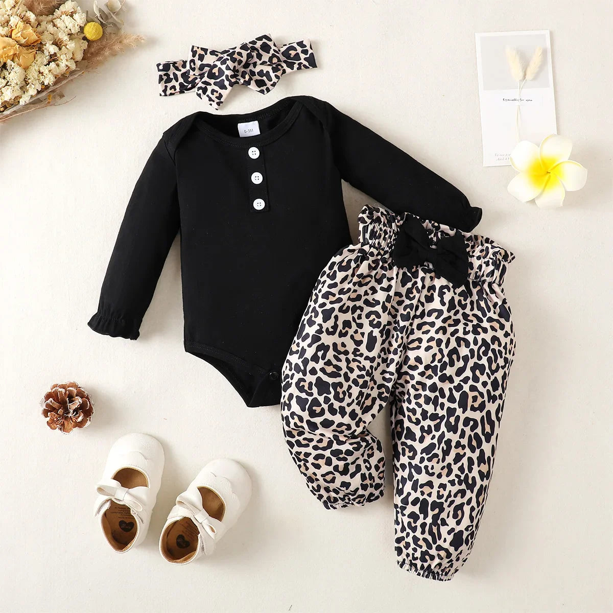 3Pcs Baby Girl Clothes Set Newborn Kids Clothing Children Toddler Girl Clothes Babe Girl Outfits Infant New Born Clothes