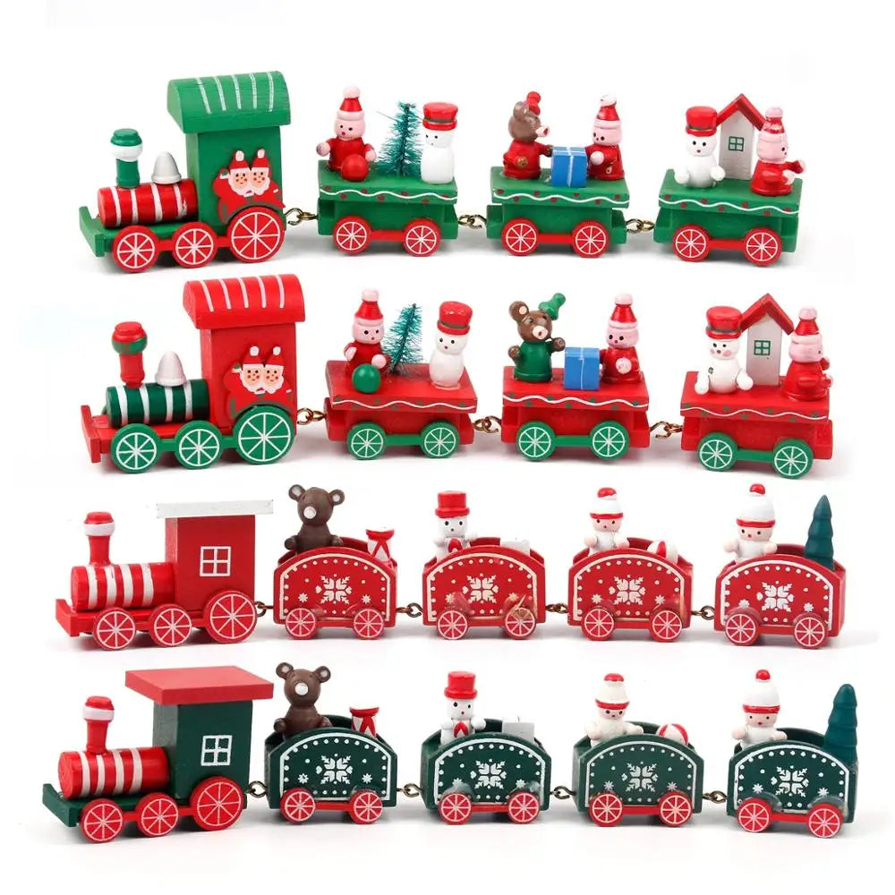 Christmas Train Merry Christmas Decorations For Home 2025 Christmas Ornament Xmas Navidad Noel Gifts Happy New Year 2026 Gifts