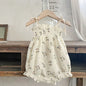 Korean Style Children Clothing Set Short Sleeved Cotton Printed T-Shirt+ Shorts Newborn Baby Girls Clothing Suit For Summer