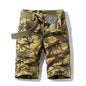 New Summer Men Cargo Camouflage Shorts Men's Cotton Beach Multi Pocket Shorts Man Spring Casual Joggers Shorts Male