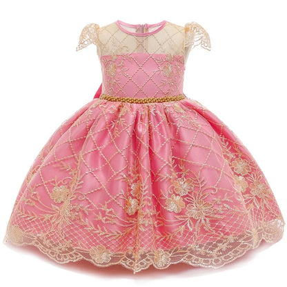 Baby Girls Christmas Dress 3 6 9 12 18 24 Months Toddler Newborn Lace Princess Dress 1 Year Old Birthday Party New Year Costume
