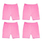 4pcs Girls Safety Pants Modal Dance Leggings Shorts 2024 Soft Candy Color Panties Girls Underwear Short tights Aged 3-12 Years