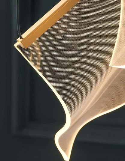 Modern Simple Led Luxurious Duplex Building Large Chandelier Living Room Creative Villa Pendant Lamp Stair Dining Hall Lighting