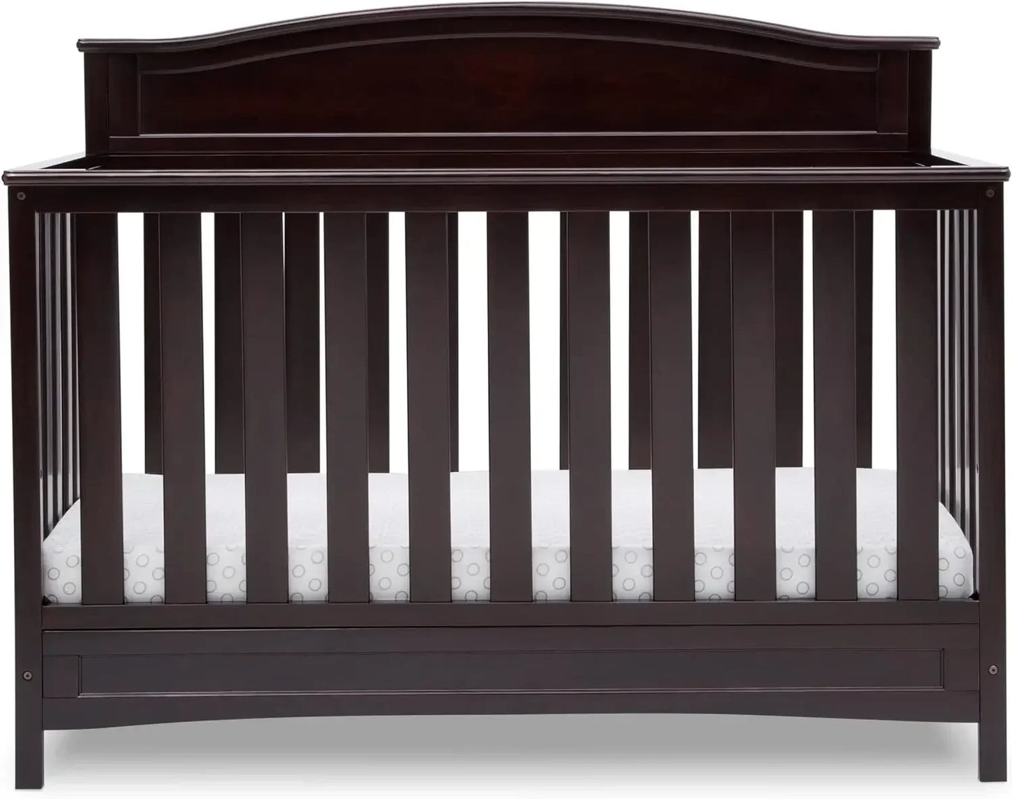 Children Emery 4-in-1 Convertible Baby Crib - Greengard Gold Certified, Dark Chocolate