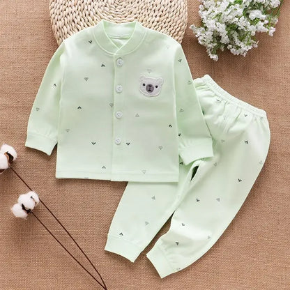 Baby Clothes Underwear r Kids Tops Pants Newborn Pajama Suit Home 100% Cotton Sets Boy Girls Warm Autumn Children's Clothing