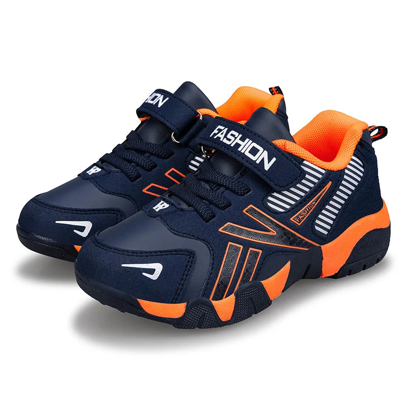 Children Boys Shoes School Sports Fashion Leather For Kids Tennis Casual Sneakers Children's Boy Running 7-12 Years Walking Shoe