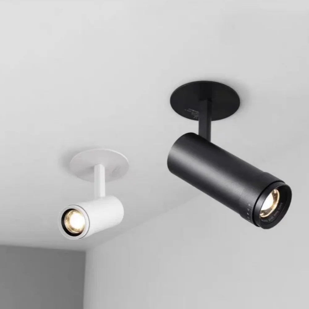 LED Focusing Exhibition Spotlight Shop Gallery Museum Adjustable Angle Wall Wash Light