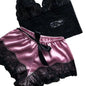 Sexy Lace Pajama Set Women Tube Top Bra Short Pants Pajamas Set Summer Sleepwear Short Lingerie Female Night Wear Sleep Lounge