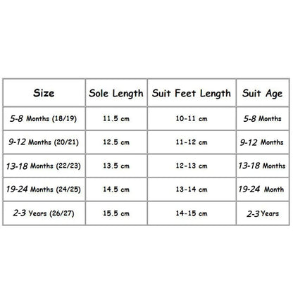 Infant Toddler Toddler Shoes Autumn and Winter Soft-soled Children's Shoes Non-slip Breathable Baby Indoor Floor Socks Shoes