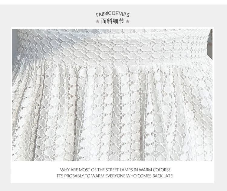 Lace Long Sleeves White Midi Dresses for Women 2025 New Autumn French Elegant Fashion Evening Wedding Party Robe Female Clothing