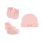 Baby Newborn Cotton Hat Gloves Foot Cover Set Newborn Single Layer Kit for Baby Girls Boys Birth Keeping Warm Clothes