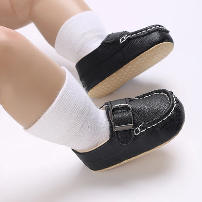 0-18M Baptism Newborn Baby Pre walker Girls Boys Casual Shoes Leather Non-Slip Soft-Sole Infant Toddler First Walkers