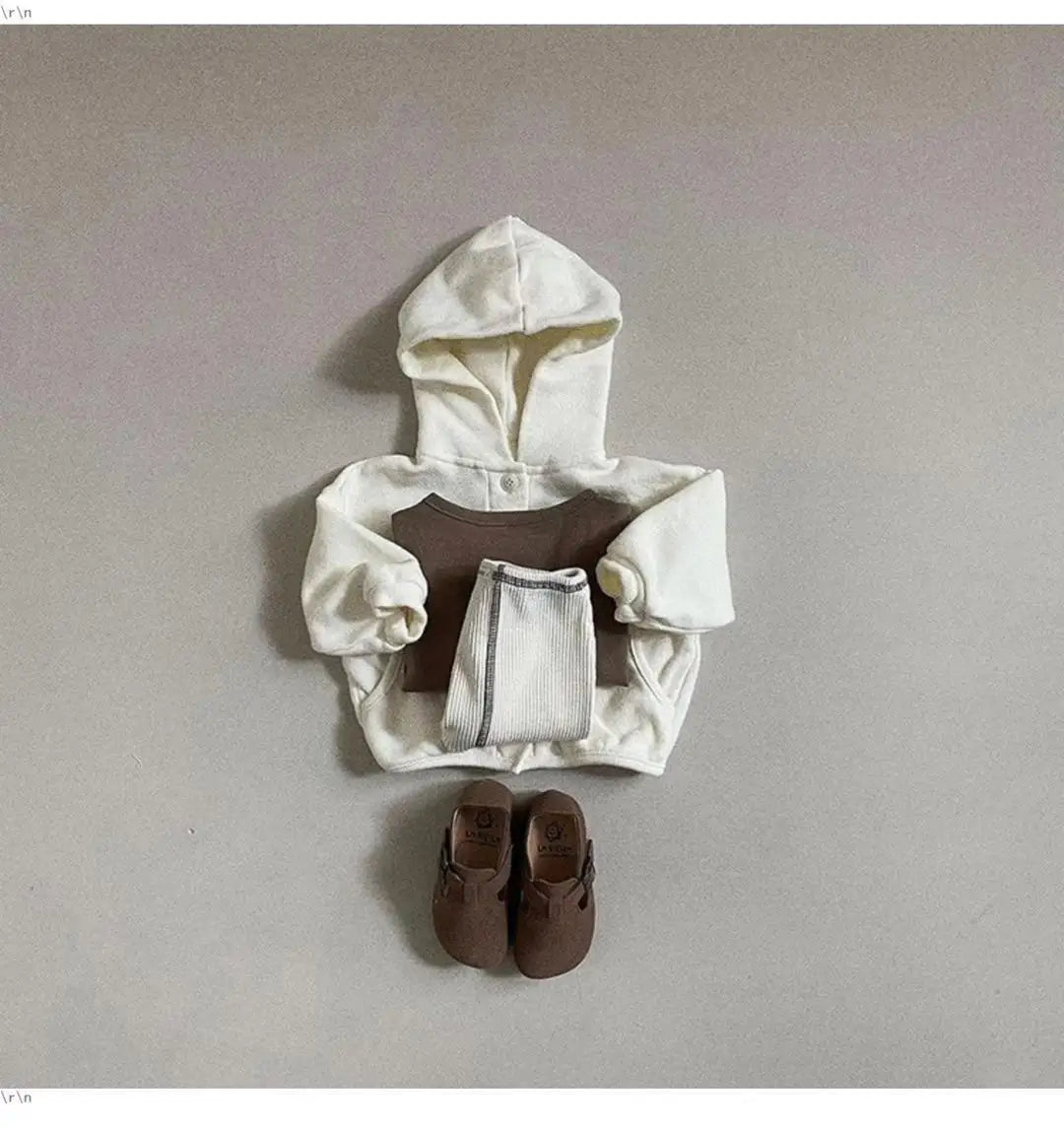 Autumn New Baby Solid Thread Leggings Cotton Boy Girl Drawstring Trousers Infant Toddler Pp Pants Newborn Casual Pants 0-24M