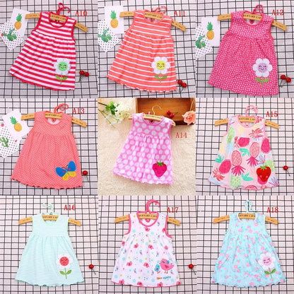 Hot sale Cotton Romper Dress Baby Girls Sister Kids Dresses Cotton Newborn Cestume Regular Sleeveless A-Line Girl Dresses