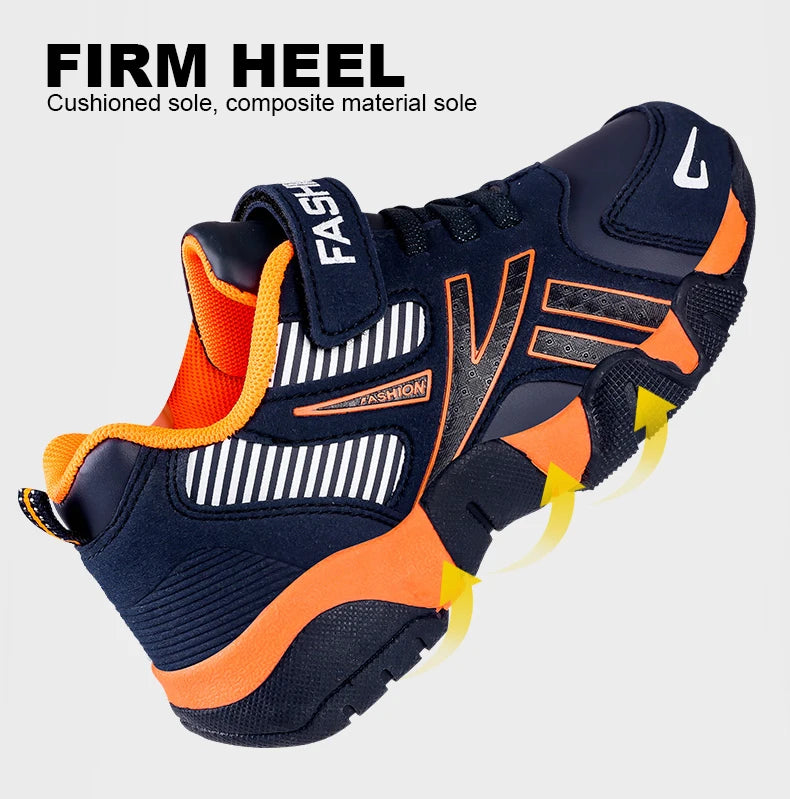 Children Boys Shoes School Sports Fashion Leather For Kids Tennis Casual Sneakers Children's Boy Running 7-12 Years Walking Shoe