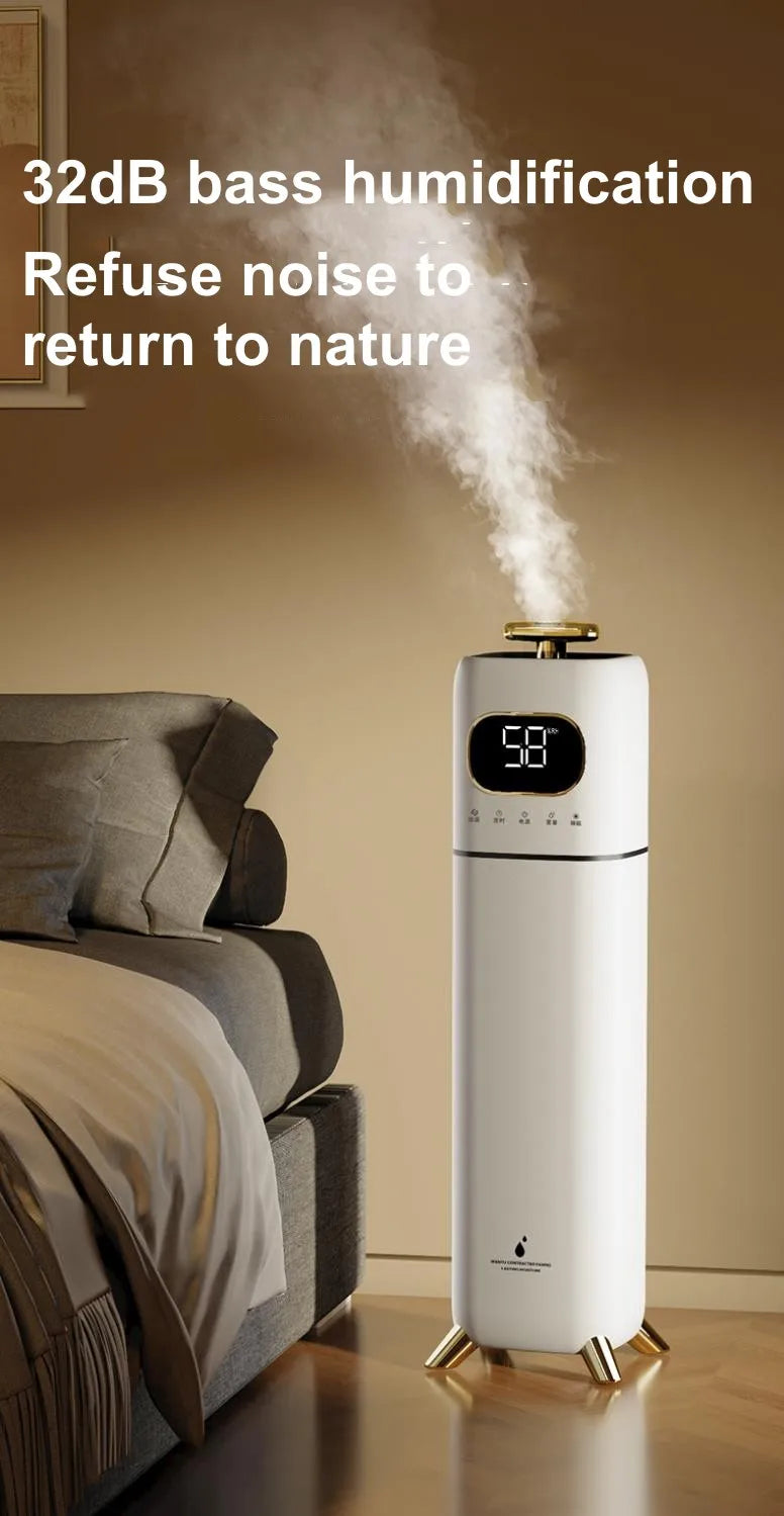 8L Humidifier Home Silent Bedroom Sprayer Heavy Fog Pregnant Woman Baby Floor Type Remote Control Household