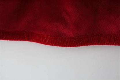 Winter Newborn Girls Clothes Korean Fashion Bow Cute Fleece Warm Thick Long Sleeve Red Baby Dress Luxury Birthday Dresses BC1704