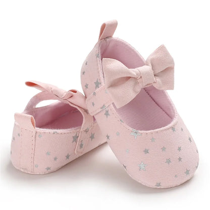 Toddler Girl Crib Shoes Newborn Baby Girls Boys Bowknot Soft Sole Dot Print Casual Shoes Baby Shoes Girls  Infant Shoes