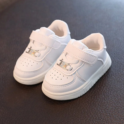 2025 Solid Color Children Shoes Classic Cool Leisure Kids Boots Fashion Excellent Toddlers Hook & Loop Baby Girls Boys Sneakers