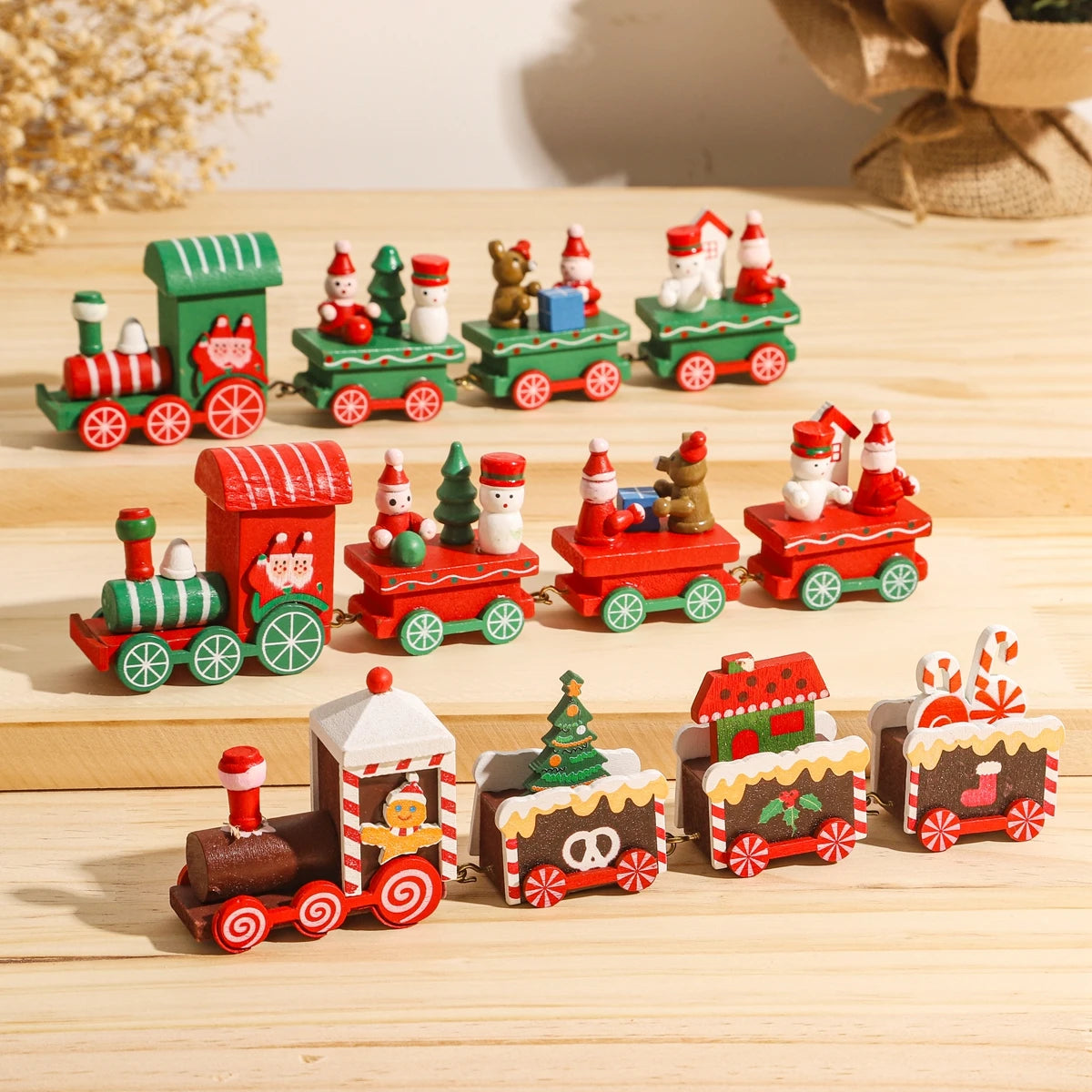 Christmas Train Merry Christmas Decorations For Home 2025 Christmas Ornament Xmas Navidad Noel Gifts Happy New Year 2026 Gifts