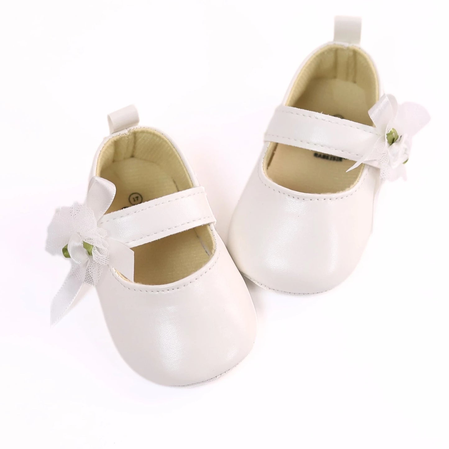 RABEISIR Baby toddler shoes, fashionable rose flower baby girl casual step shoes, light and non-slip, suitable for daily