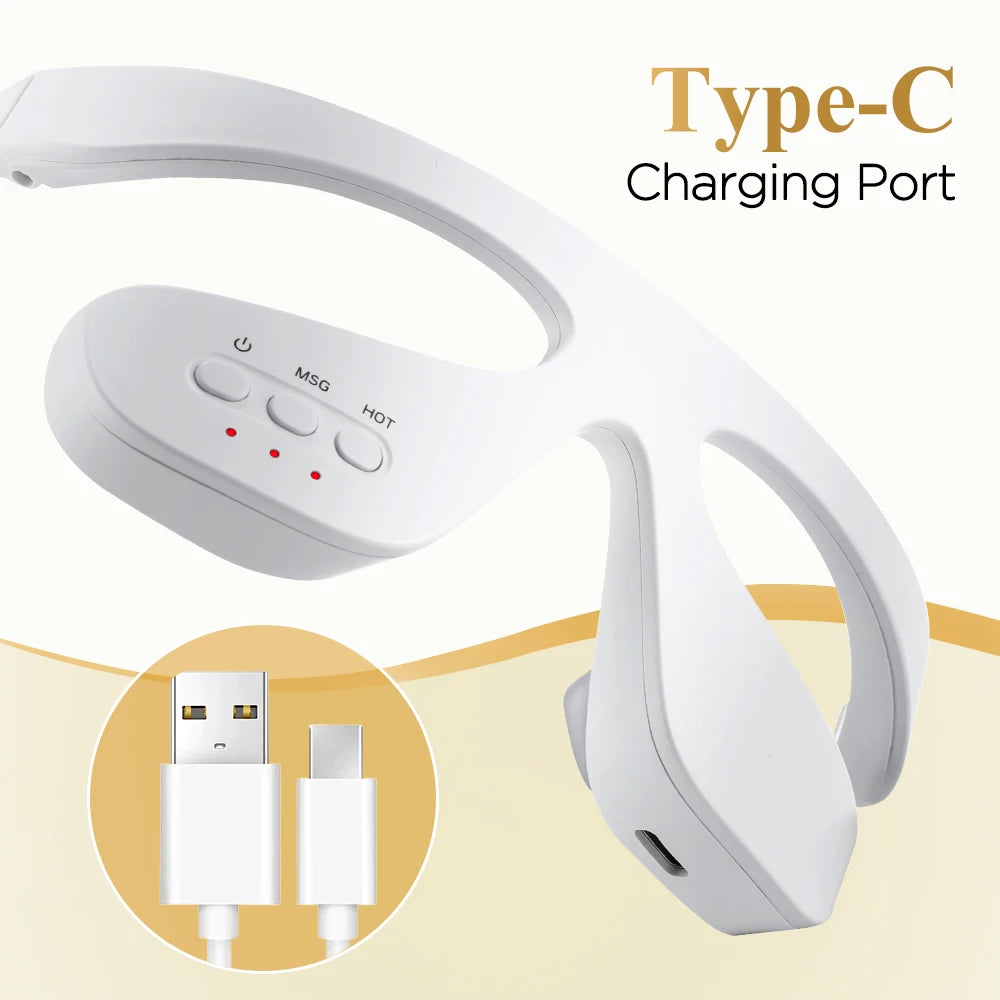 Electric 3D Eye Beauty Device with 3 Modes - Eye Vibrator Massage & 36 LED Light Therapy for Gentle Fatigue Relief And Dark Circ