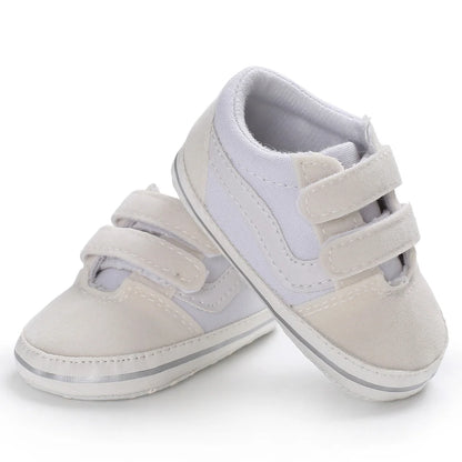 Meckior New Baby Canvas Sneakers Anti-slip Soft Plaid Baby Boy Girl Shoes Newborns First Walkers Infant Baby Unisex Casual Shoes