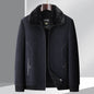 High Quality Winter Woolen Jacket for Men Versatile Brand Casual Business Cotton Trench Coat Add Velvet Keep Warm Overcoat Tops