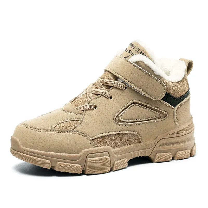 Boots For Kids Girls Boys Children's Winter Tooling Cotton Boot Casual Kids Shoe Trendy All-match Hard-wearing Fashion Anti-wear