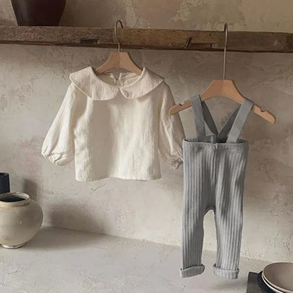 Toddler Baby Boys Girl Casual Pants Spring Autumn Baby Boys Girls Jumpsuit Overall Infant Baby Girls Boys Suspender Pants