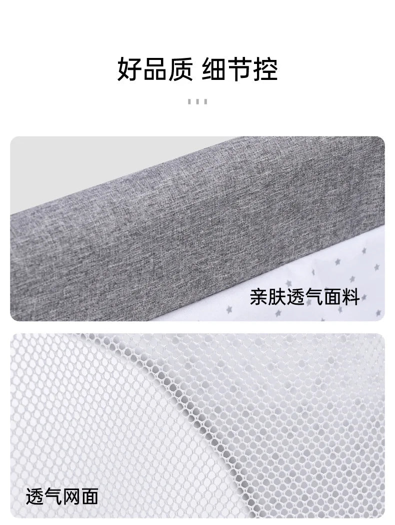 Baby Crib Newborn Small Bed Splicing Large Bed Cradle Bed Sleeping Basket Movable Foldable Portable And Multifunctional