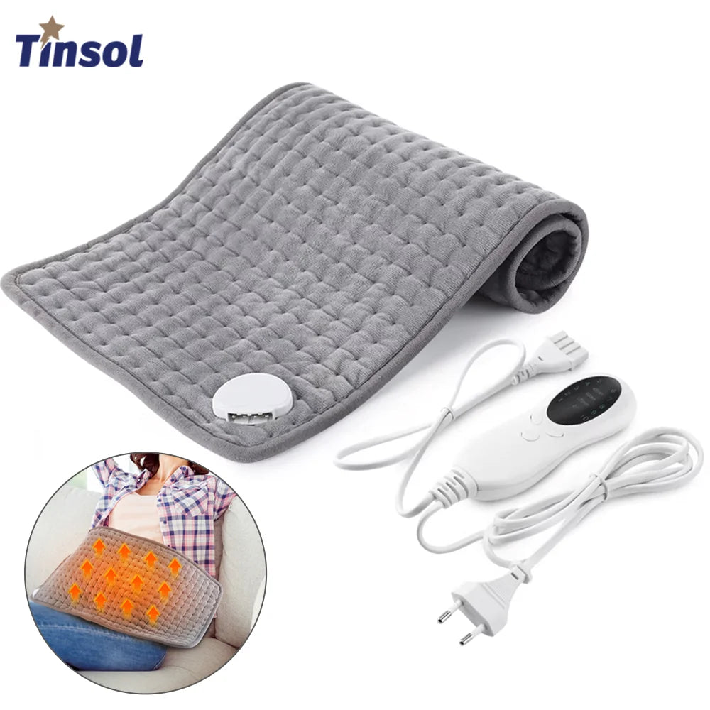Electric Blanket with 10-Level Constant Temperature and Timer Function Heated Blanket for Legs/Abdomen/Hands/Full-Body Warmth