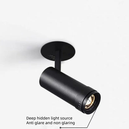 LED Focusing Exhibition Spotlight Shop Gallery Museum Adjustable Angle Wall Wash Light