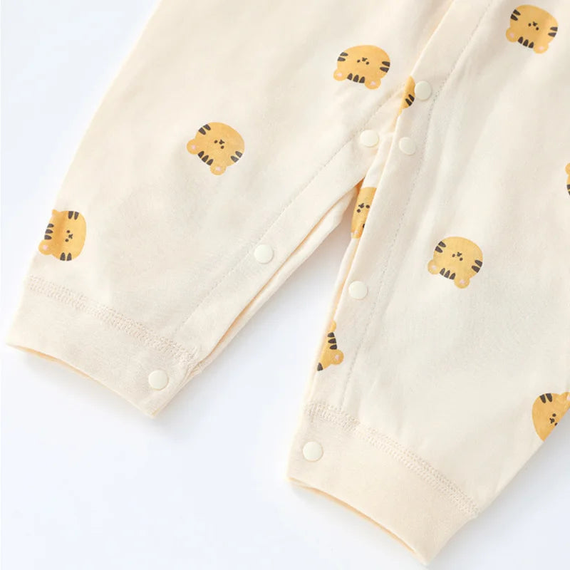 Baby Autumn Clothes Cartoon Bear Printed Romper for Boys Girl Newborn One-Pieces Clothing Cotton Toddler Bodysuit Infant Costume