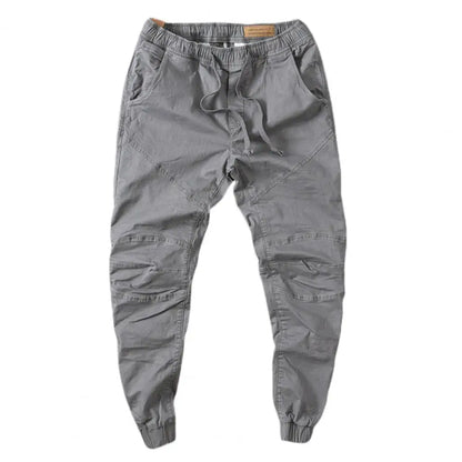 Stylish Joggers Pants Sporty Pure Color Slim Pants Solid Color Male Men Cargo Pants Men Clothes