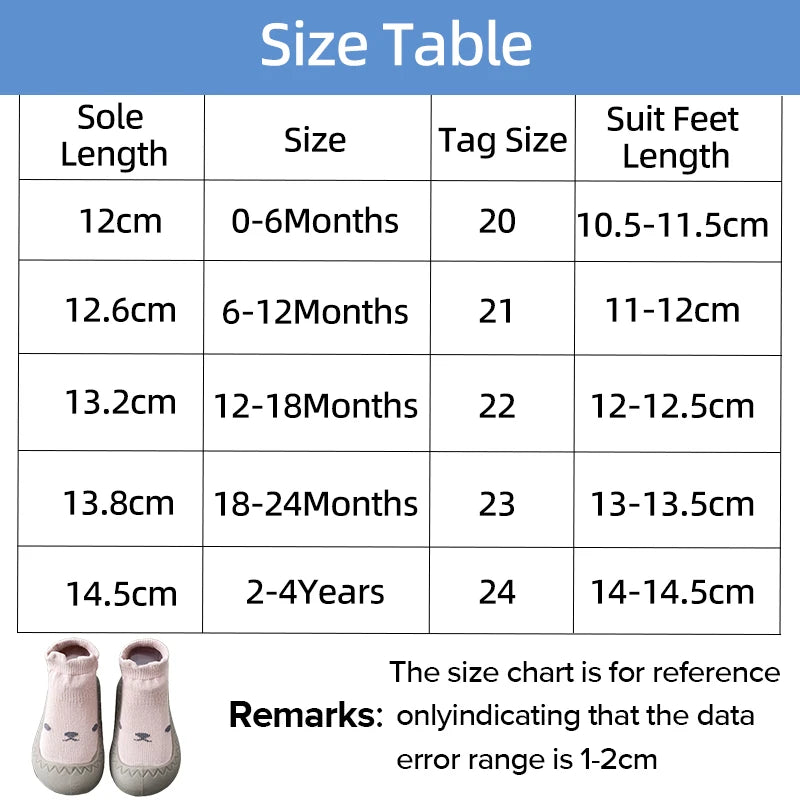 Unisex Baby Shoes First Shoes Baby Walkers Toddler First Walker Baby Girl Kids Soft Rubber Sole Baby Shoe Knit Booties Anti-slip