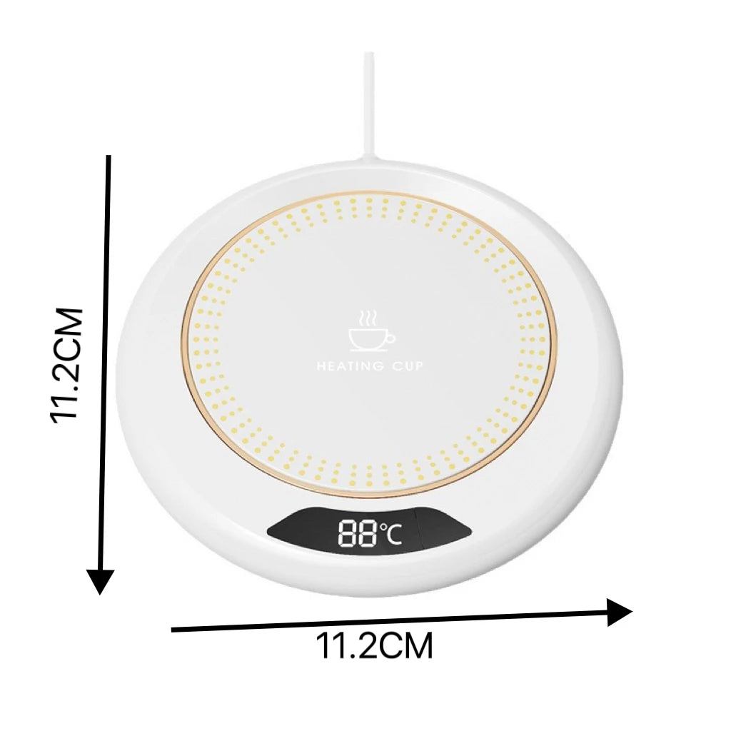 Mug Warmer USB Cup Heater Electric Coffee Milk Tea Water Heating Pad Thermostatic Coasters Cup Warmer for Home Office Mug Heater