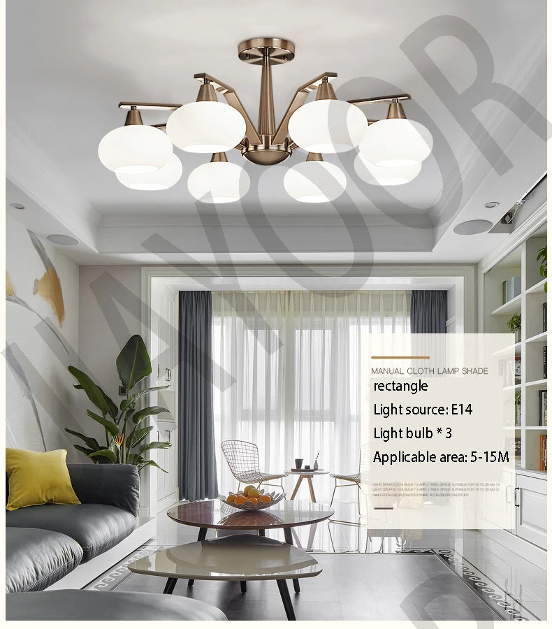 Modern Luster Led Chandelier Lighting Living Dining Room Décor Lights Bedroom Hanging Light Luminaire Home Decor Items Lamps