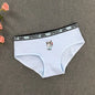 3Pcs New Fashion Cartoon Printing Letter Edge Girl Cotton Underwear Student Boxer Underwear Girls Triangle Underwear 8-16 Years