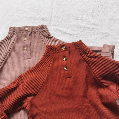 2025 New Korean Toddler Baby Boys Corduroy Overalls Casual Look Front Pocket One Piece Baby Pants Girls Trousers