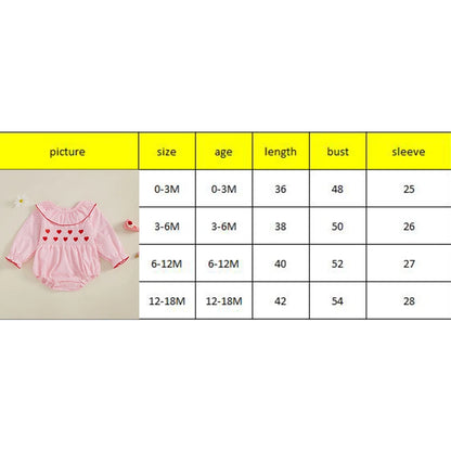 My First Valentines Day Baby Girl Outfit Newborn Heart Smocked Bubble Romper Bodysuit Cute Valentines Day Clothes