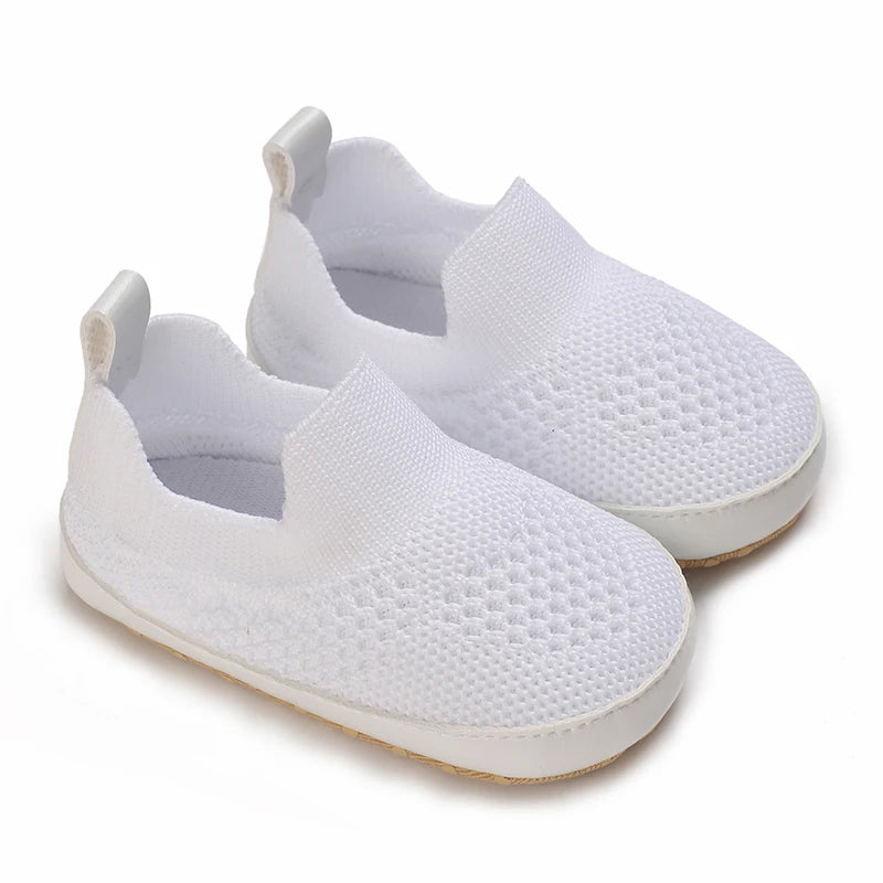 Fashion Baby Shoes Children White Sports Shoes For Girls Soft Flats Baby Toddler First Walkers Kids Sneakers Casual Infant Shoes