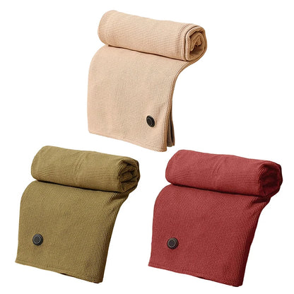 Heated Shawl Wrap for Cold Winter USB Heated Blanket Soft 3 Heat Level Warm Scarf