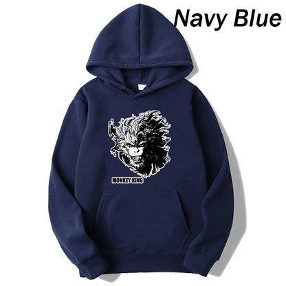 New Hoodie Men/Women Fashion Casual Autumn Winter Cool Pullover  monkey King Long Sleeve Hoodie