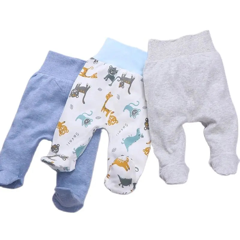 Baby pants cotton baby footies leggings children clothing newborn baby boys pants girls pants high elasticity baby trousers