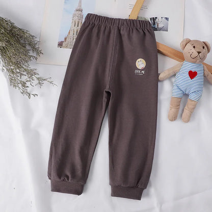 1-5Y Baby Boys Girls Pants Autumn Warm Toddler Infant Long Trousers Cartoon Soft Cotton Kids Children Pants Baby Leggings