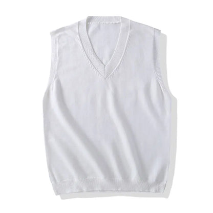 Men Knit Sweater Vest ins sweater vest Korean fashion clothes