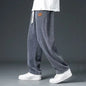 2025 New Design Spring Autumn Straight Sweatpants men baggy pants Men's pants joggers Male Loose Grey Casual Pants for men's