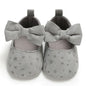Toddler Girl Crib Shoes Newborn Baby Girls Boys Bowknot Soft Sole Dot Print Casual Shoes Baby Shoes Girls  Infant Shoes